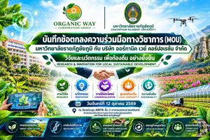 #OrganicWayGroup #ChaiyaphumRajabhatUniversity #ResearchAndInnovation #StrategicPartnership #SmartAgriculture #Biotechnology #SolarEnergy #CleanEnergy #RegenerativeAgriculture #CircularEconomy #LowCarbon #ResearchCommercialization #SustainableDevelopment